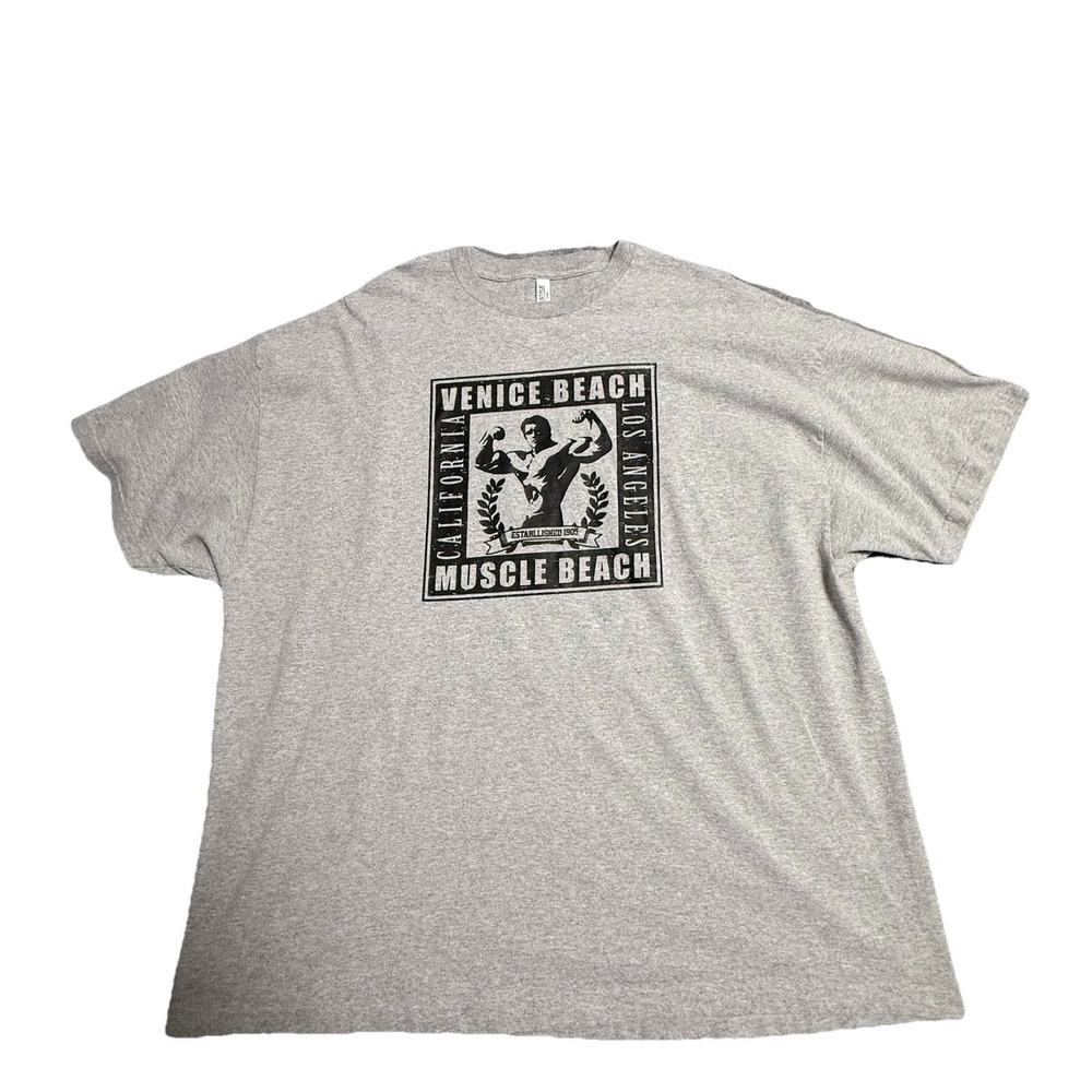 Venice Beach Muscle Beach T Shirt Mens 4XL  Los Angeles‎ California Bodybuilder